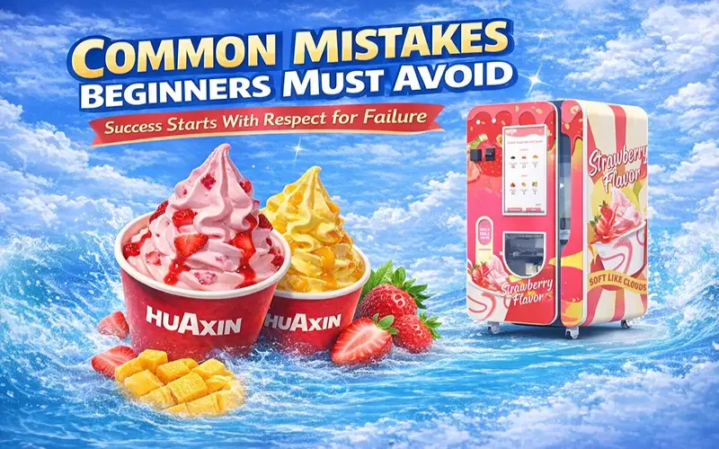 Errori comuni che gli operatori dei nuovi distributori automatici di gelato devono evitare